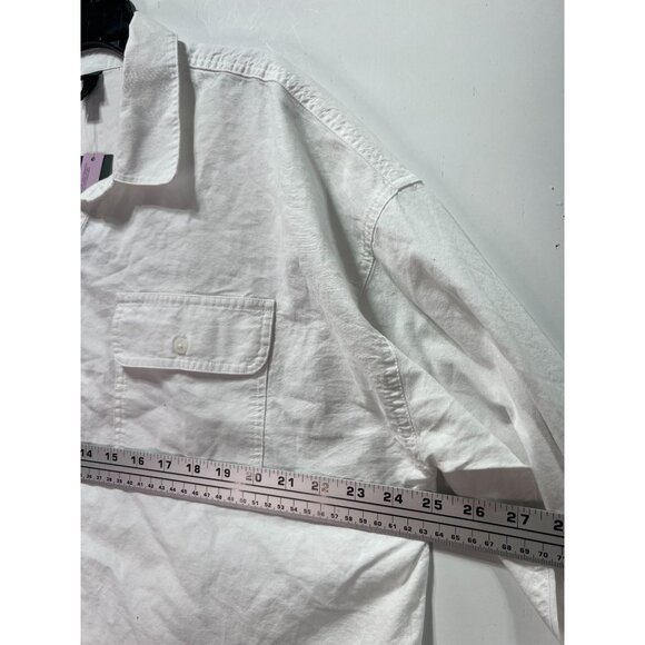 Wild Fable - Women's Long Sleeve Shirt - White - Extra Large - Picture 3 of 13